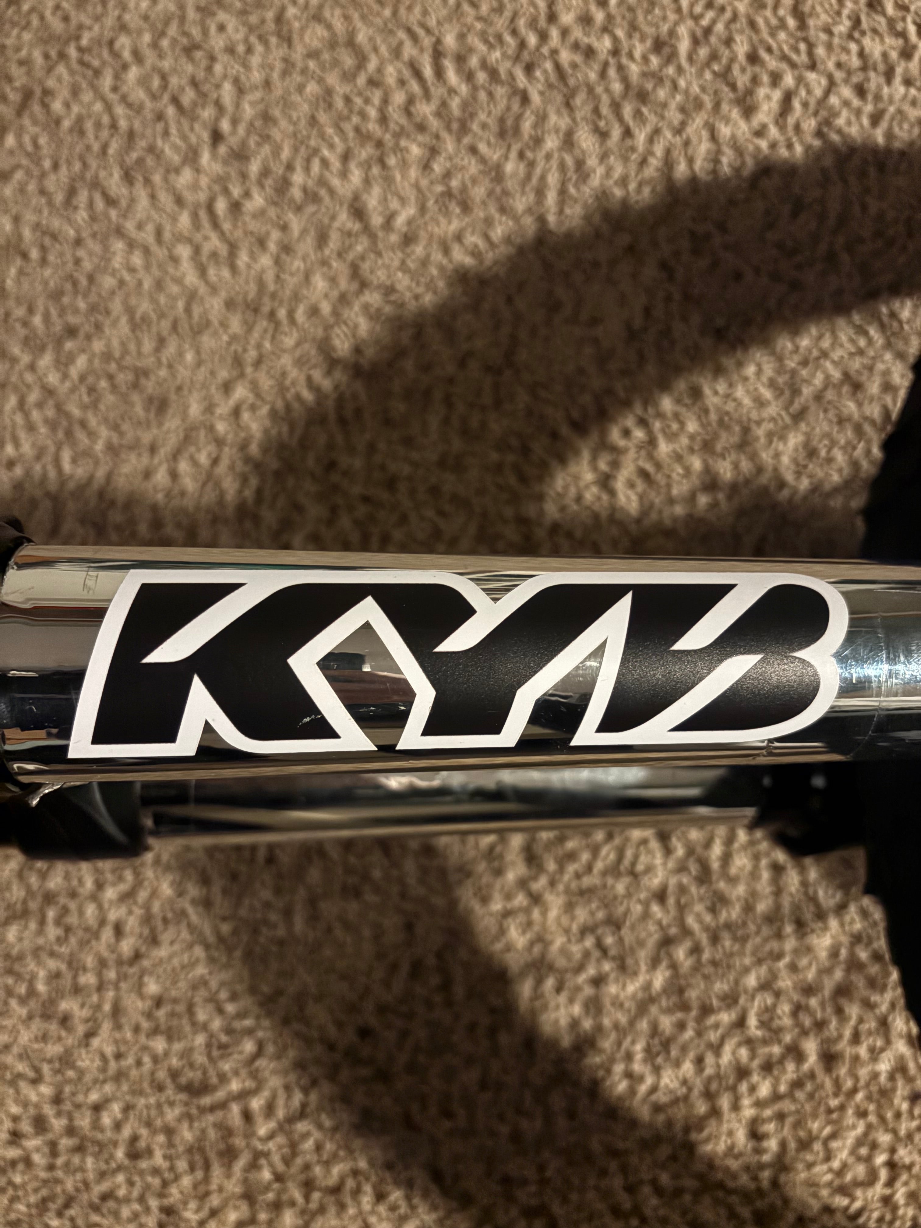 KYB fork decal